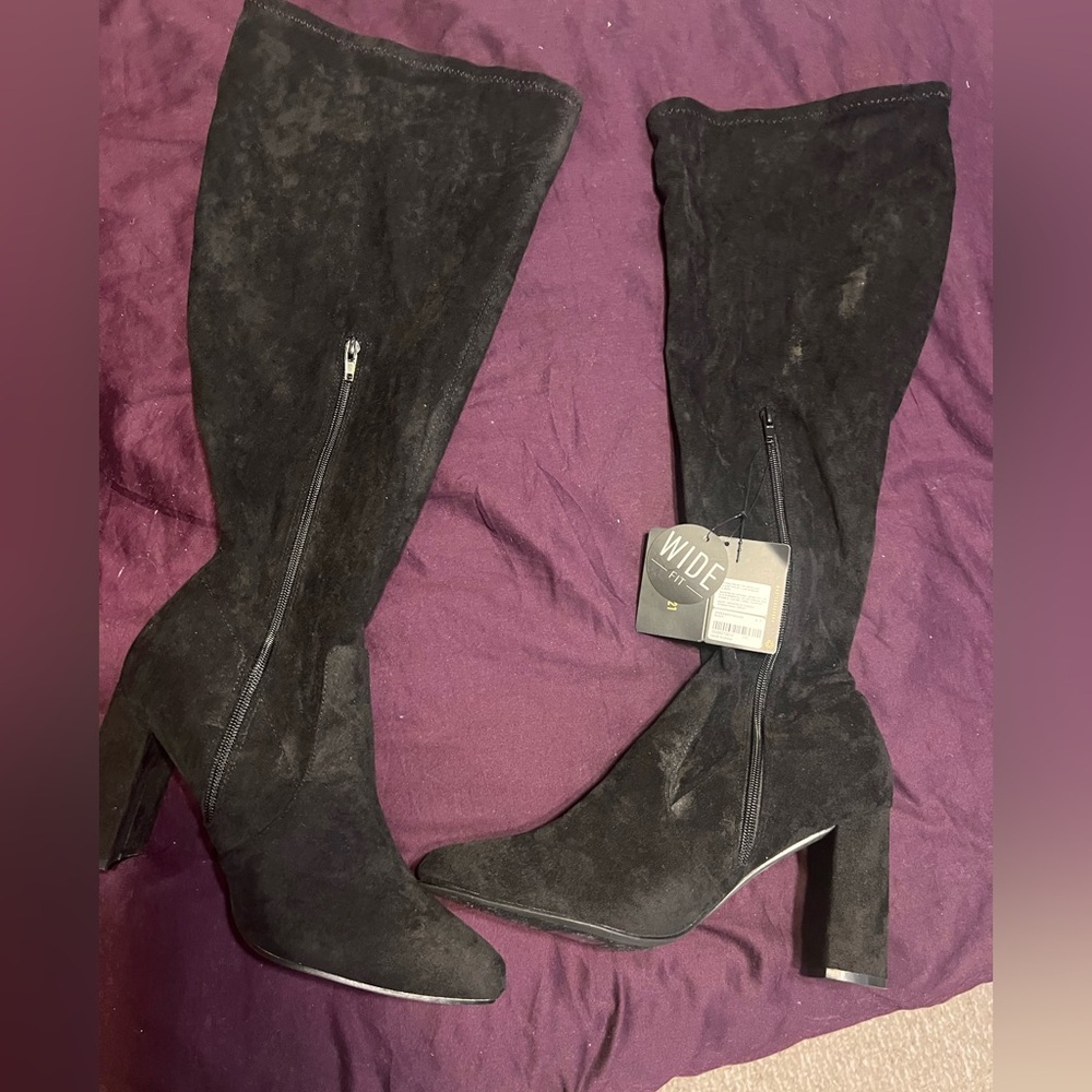 Black over the knee boots